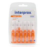 Interprox Super Micro PHD 0,9 interdentale ragers oranje in blisterverpakking