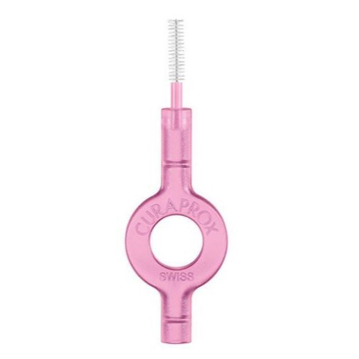 Curaprox CPS 08 Prime Start ragerpenseel met roze ringvormig kunststof heft