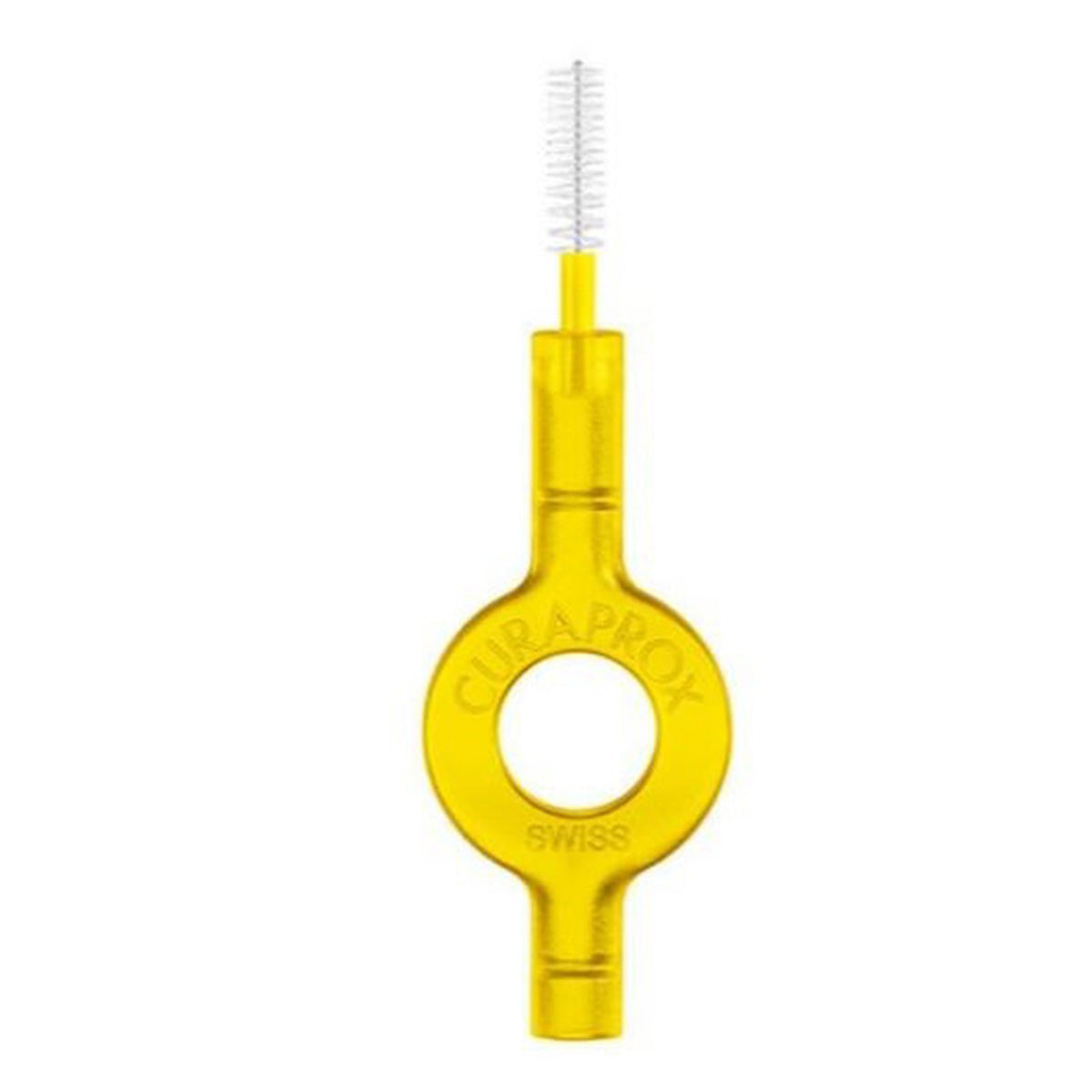 Curaprox CPS 09 Prime Start ragebol met geel handvat en witte haartjes
