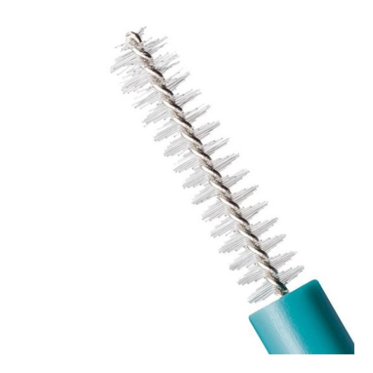 Curaprox CPS 06 Prime refill detailopname van borsteltje met blauwe steel