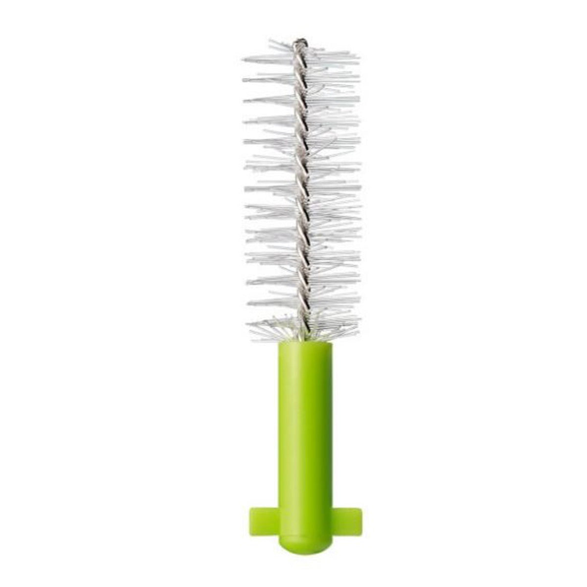 Curaprox CPS 11 Prime ragerdetail met groene handgreep en witte haren