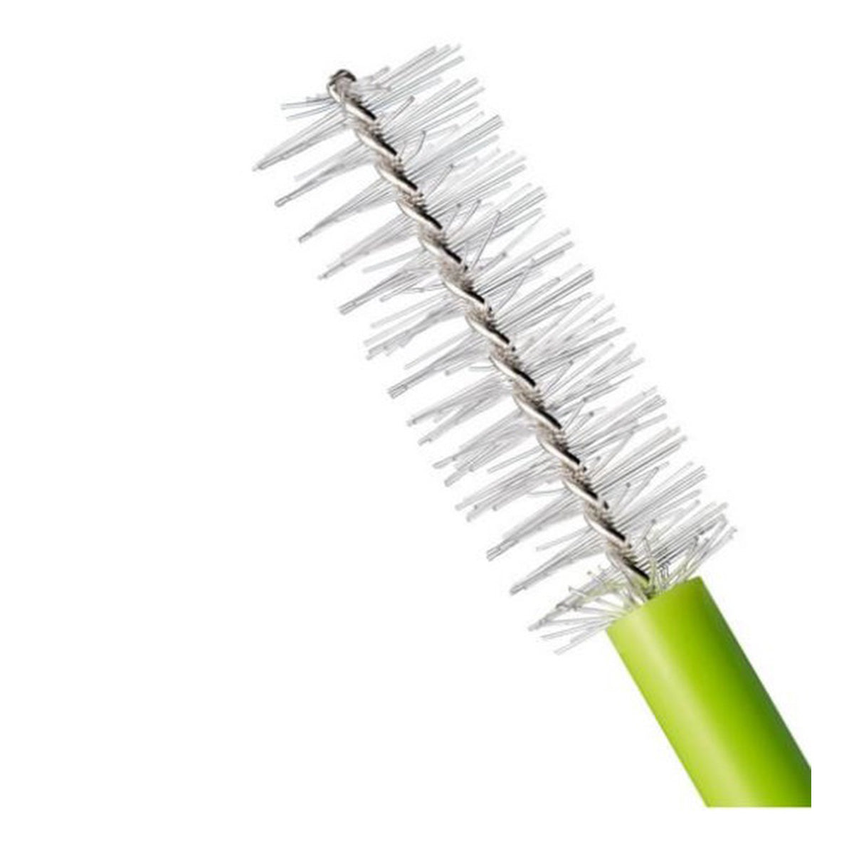 Curaprox CPS 11 Prime ragerkop met groene steel in close-up