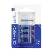 Curaprox CPS 408 Perio refill Deep Violet verpakking met vier ragers