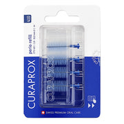 Curaprox CPS 410 Perio refill Deep Sky Blue blauwe ragers in verpakking van vier