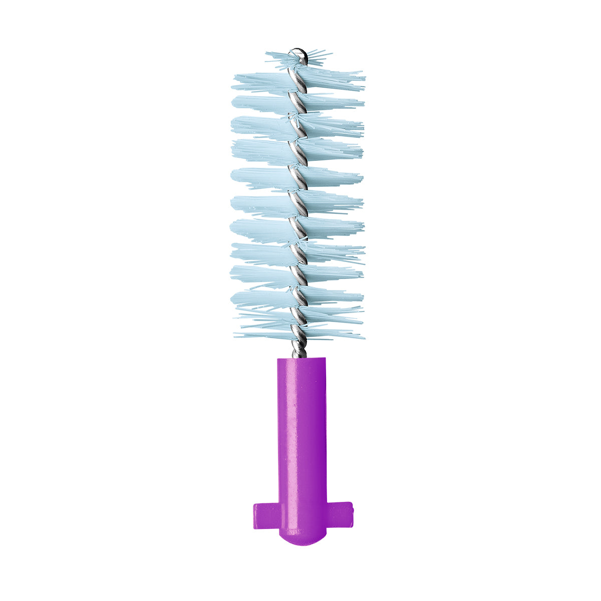 Curaprox CPS 406 Perio refill Fuchsia rageborstel met lichtblauwe haren detail