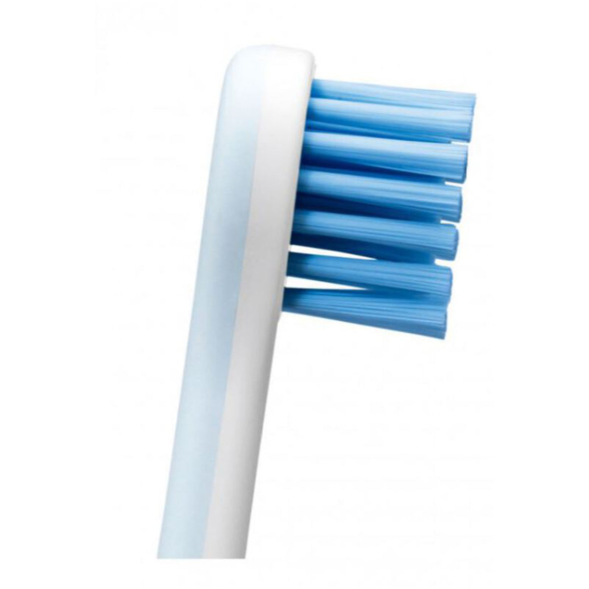 Curaprox Hydrosonic Pro opzetborstel met blauwe borstelharen in close-up