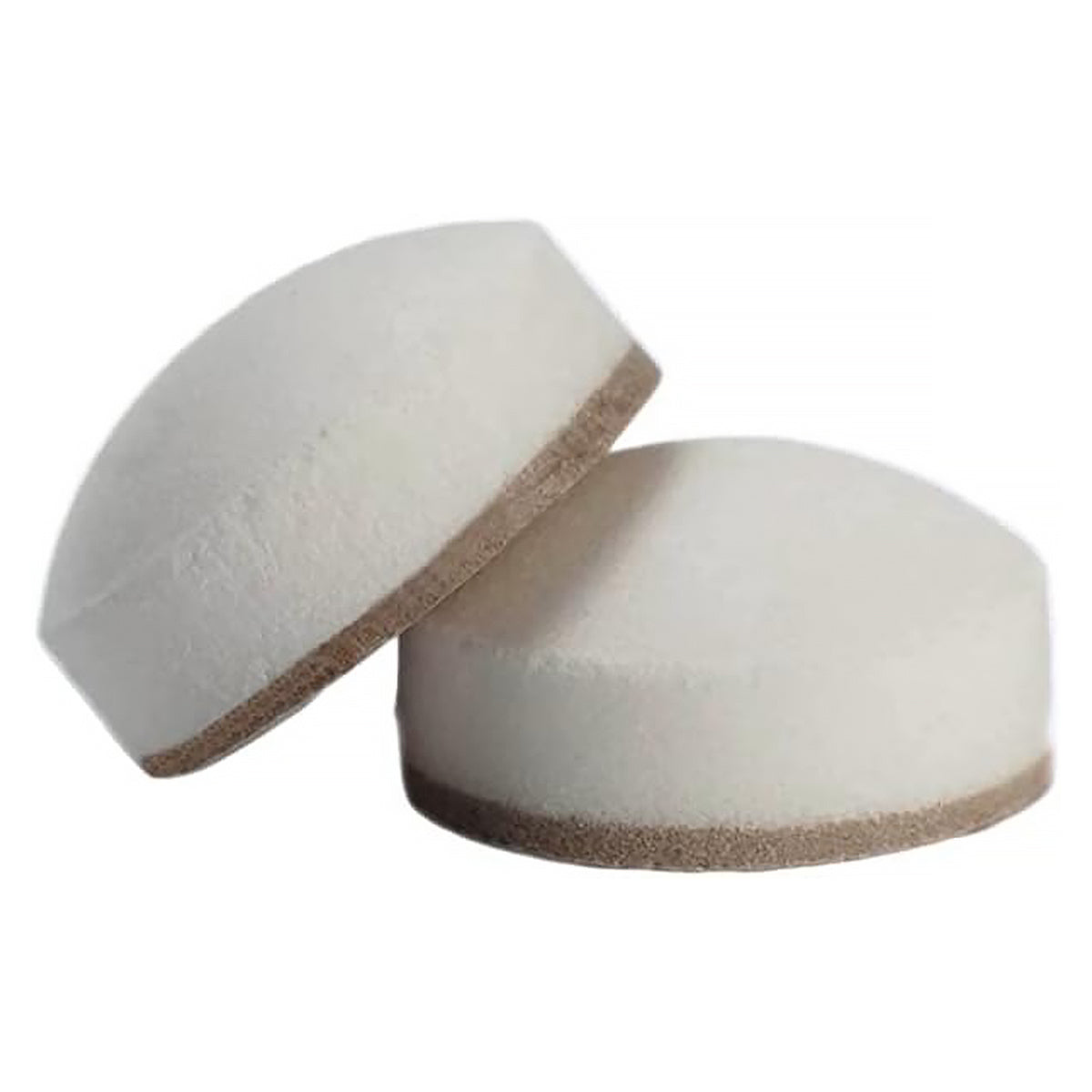 OraCoat XyliMelts Droge Mond muntvrij, close-up van twee ronde tabletten