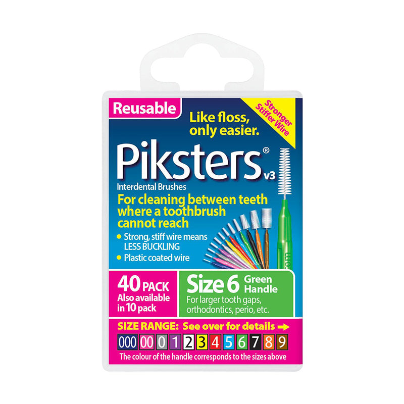 Piksters ragers Size 6 groen verpakking van 40 stuks