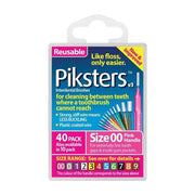 Piksters ragers Size 00 roze box verpakking met 40 stuks