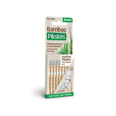 Bamboo Piksters ragers Size 2 Fijn/Reg Wit