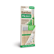 Bamboo Piksters ragers Size 6 X-large groen, verpakking met 8 stuks