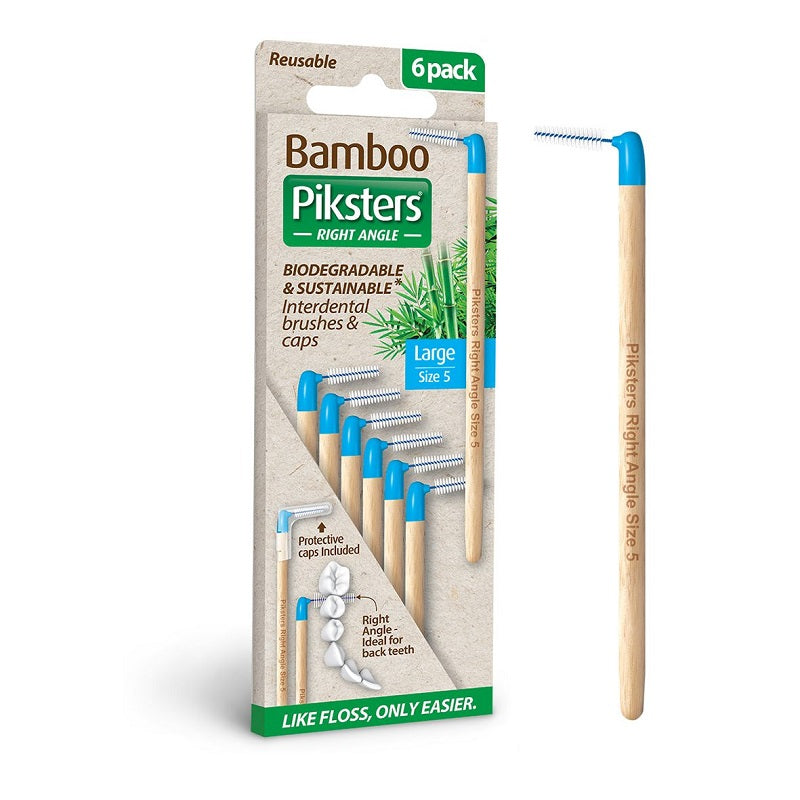 Piksters Bamboo ragers hoek Size 5 Large verpakking met zes bamboe ragers