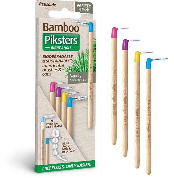 Piksters Bamboo ragers hoek Assorted verpakking met vier maten los ernaast