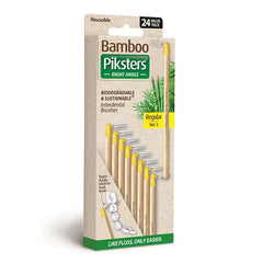 Bamboo Piksters ragers hoek Size 3 Regular geel