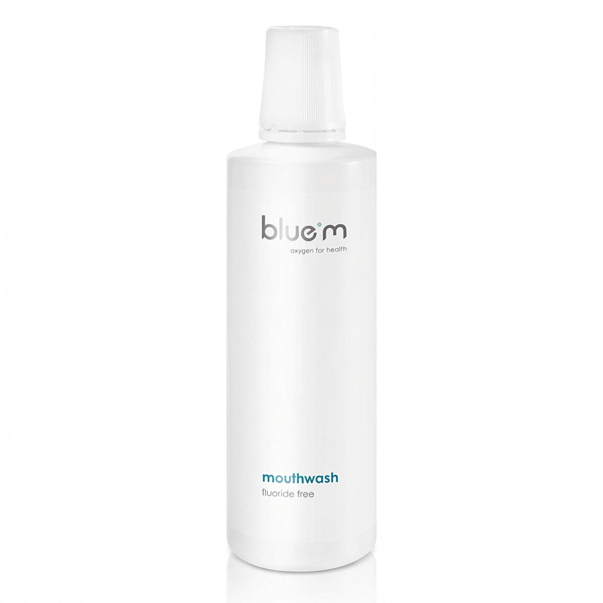Bluem mondwater fluoride free witte fles met schroefdop