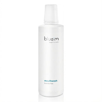 Bluem mondwater fluoride free witte fles met schroefdop