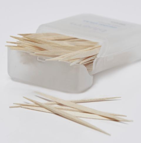 Bluem Dental sticks Mint, houten tandenstokers los en in open doosje