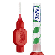 TePe Interdentale ragers Original rood 0,5mm los en in verpakking met bladprint