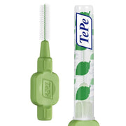 TePe Interdentale ragers Original groen 0,8mm ragerborsteltje en verpakkingskoker
