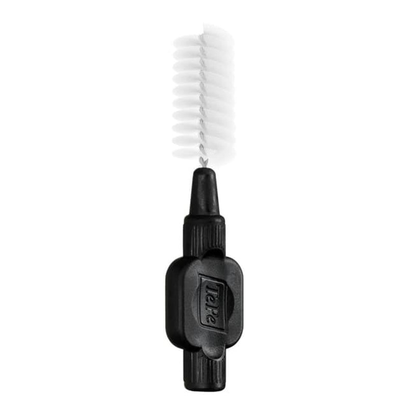 TePe Interdentale ragers Original zwart 1,5mm met witte borstelkop close-up