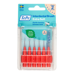 TePe Interdentale ragers X-soft rood 0,5mm(2)