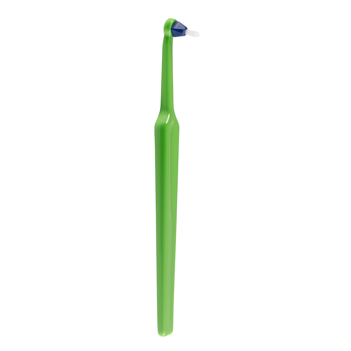 Tepe Interspace medium tandenborstel met groen handvat en klein opzetborsteltje
