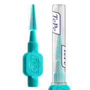 TePe EasyFit interdentale ragers S/M turquoise met koker en losse rager