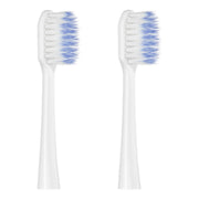 GUM Sonic Daily opzetborstels refill wit met blauwe borstelharen twee stuks