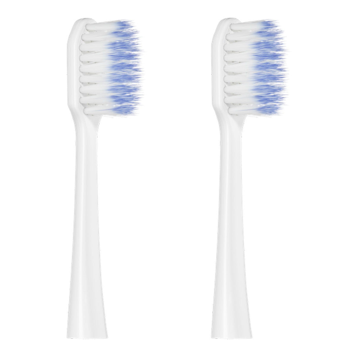 GUM Sonic Daily opzetborstels refill wit met blauwe borstelharen twee stuks
