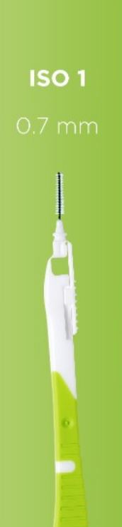 GUM Bi-Direction rager 0,7 mm groen met ISO 1 maataanduiding