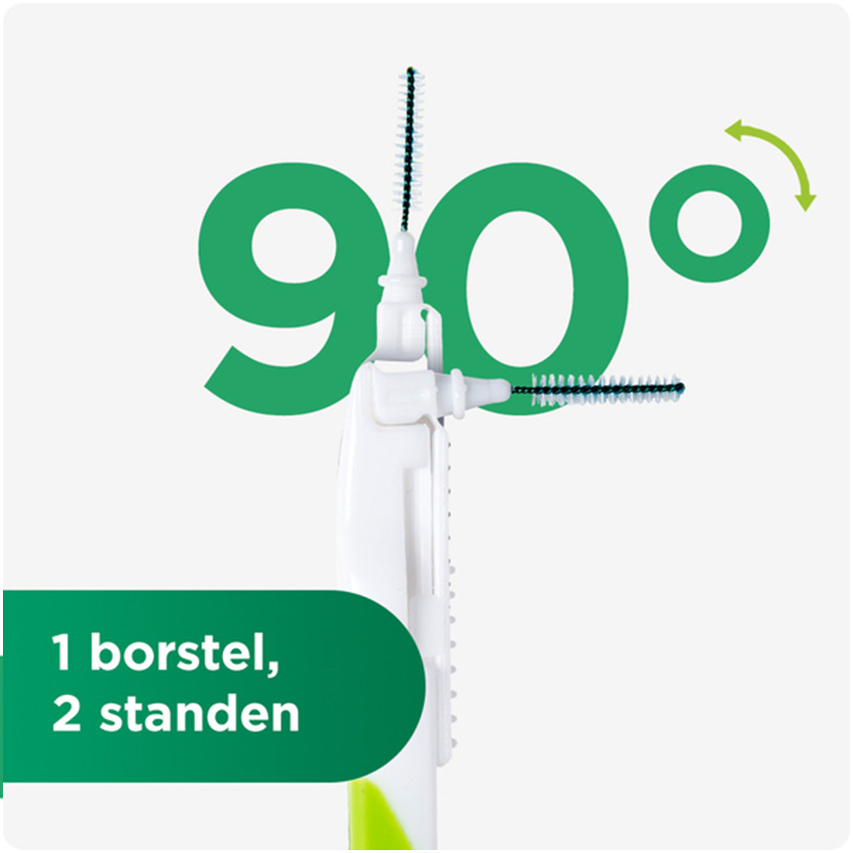 GUM Bi-Direction rager 0,6 mm knikbaar tot 90 graden voor 2 standen