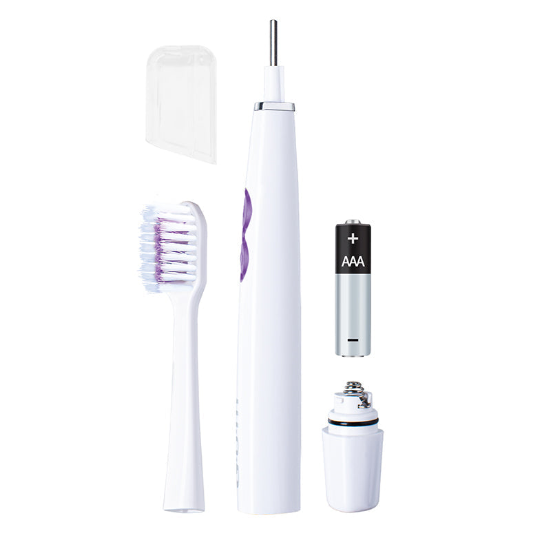 GUM Sonic Ortho tandenborstel met opzetborstel, kap, batterij en onderdeel