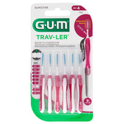GUM Trav-Ler interdentale rager 1,4mm bordeaux verpakking met zes ragers