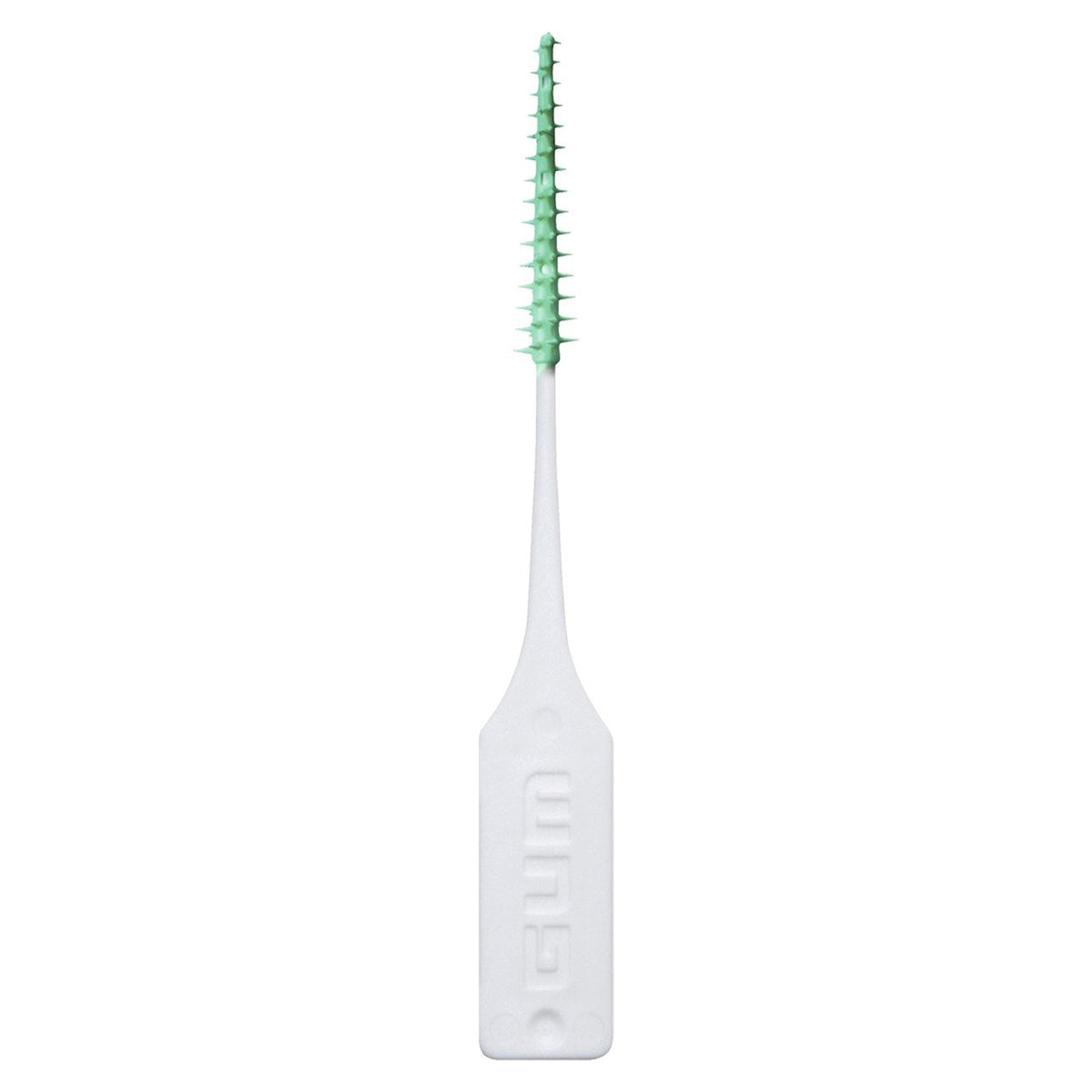 GUM Soft-Picks Original Medium/Regular tandenstoker met witte steel en groene flexibele borstelkop