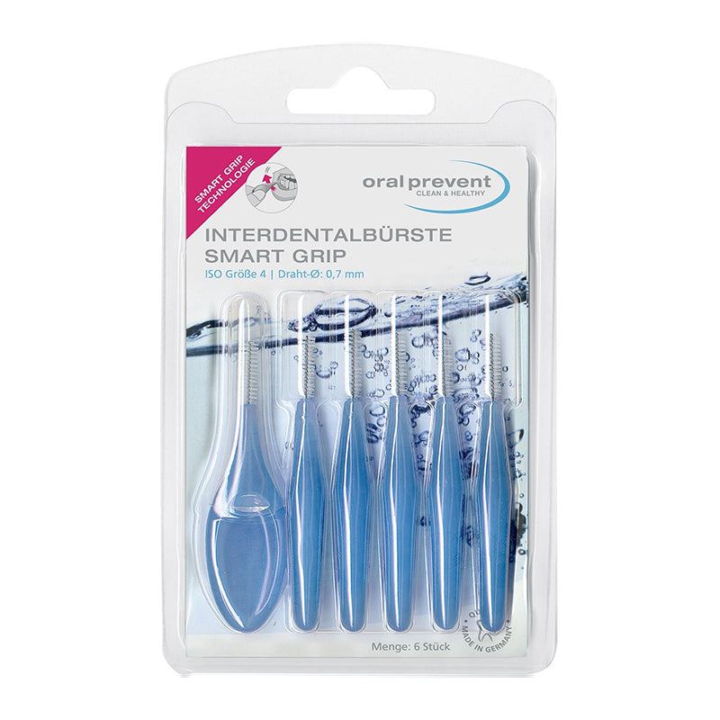 Oral prevent Smart Grip ragers 0,7mm ISO 4 blister met 6 stuks