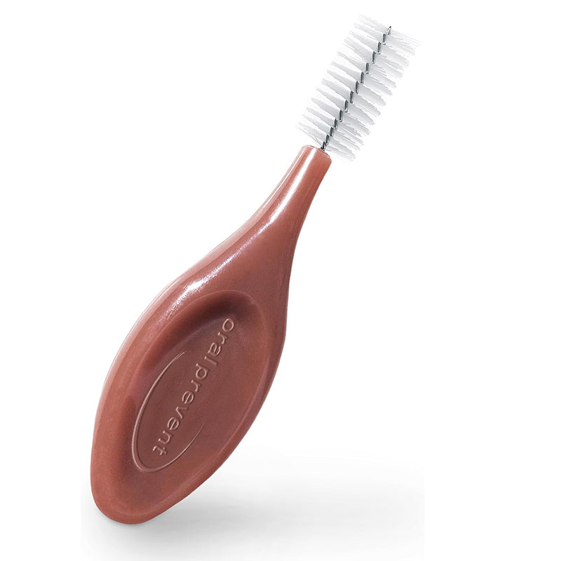 Oral Prevent Smart Grip rager bruin met ergonomisch handvat 1,5mm ISO 8