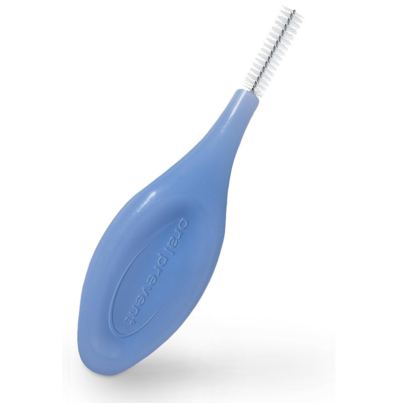 Oral Prevent Smart Grip rager blauw 0,7mm ISO 4 met ergonomische handgreep