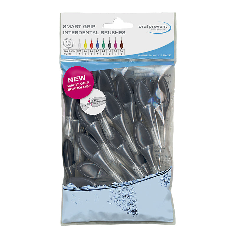 Oral Prevent Smart Grip ragers navulzak 1,1mm/ISO 6, verpakking met 24 ragers