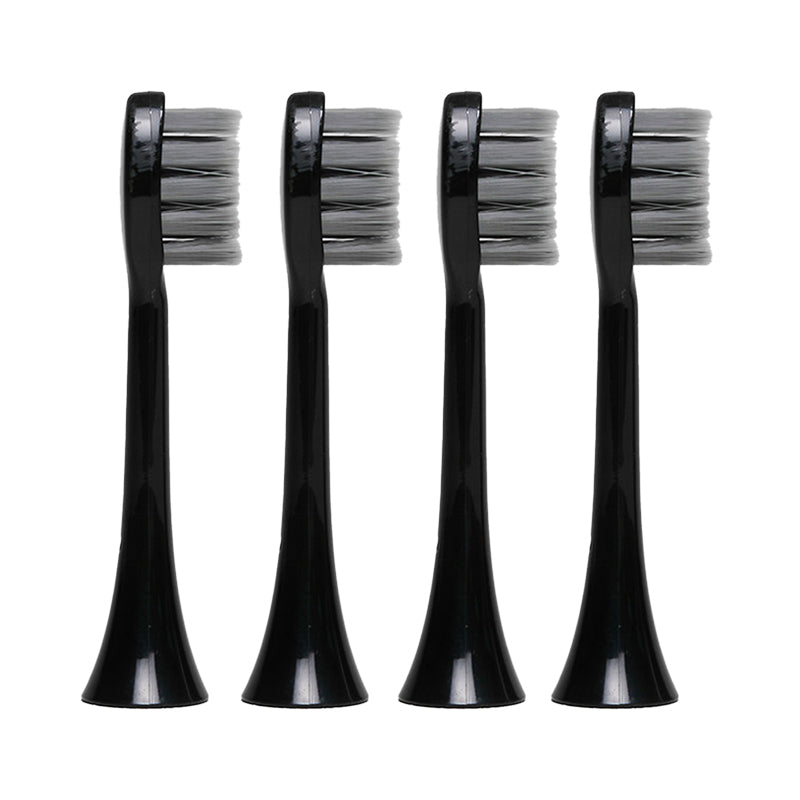 Boombrush Sonische opzetborstels zwart (soft) set van vier