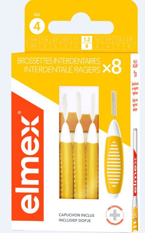 elmex interdentale ragers geel iso 4 / 1,3 mm 1