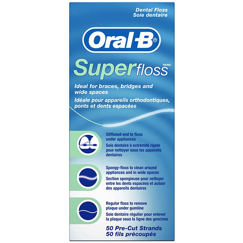 oral-b interdental super floss 1