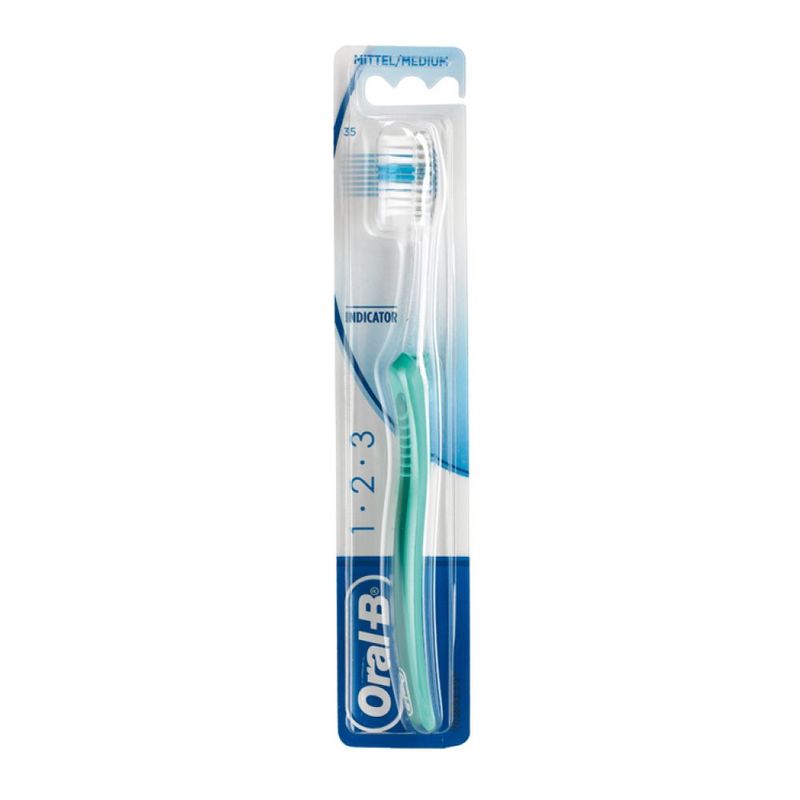 oral-b tandenborstel 123 indicator 35 medium 1