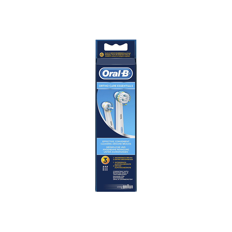 oral-b ortho care essentials opzetborstels 3