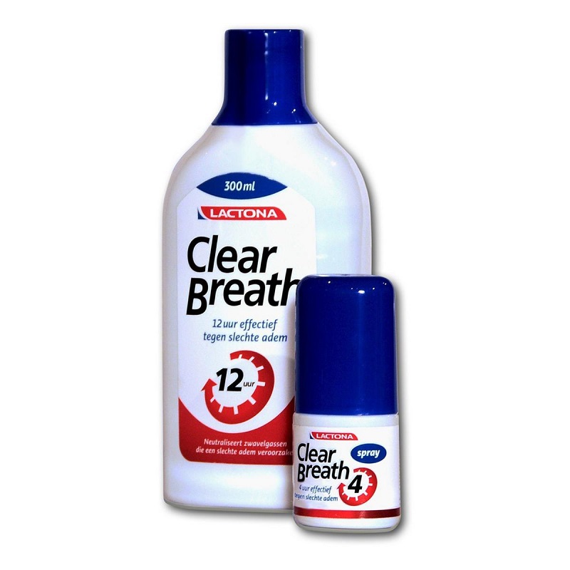 clear breath spray voor een frisse adem