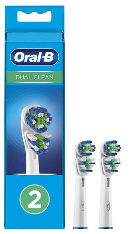 Regulatie puree pad oral-b dual clean eb417-3 opzetborstels