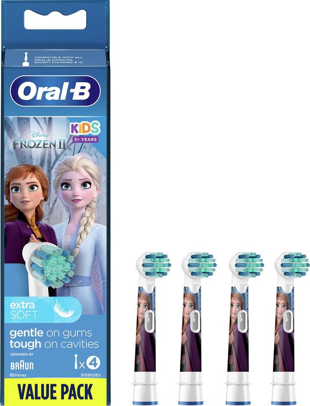 oral-b kids frozen x-soft eb10s-4 opzetborstels 1