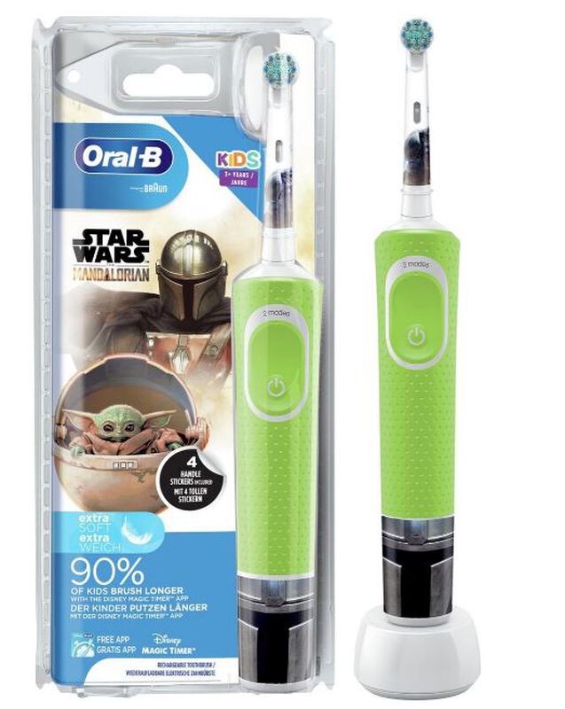 oral-b kids elektrische tandenborstel mandalorian