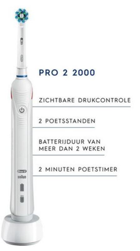 oral-b pro 2 2000 sensi ultrathin elektr.tb blauw 2