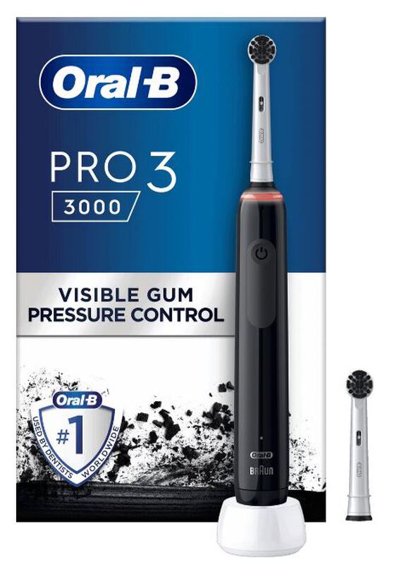 oral-b pro 3 3000 elektr. tandenborstel zwart 1