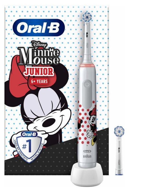 oral-b junior minnie elektrische tandenborstel 1